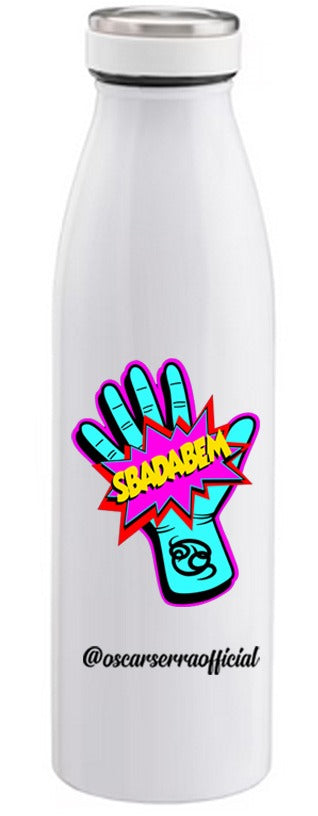 Borraccia Termica - “SBADABEM” - Logo Azzurro